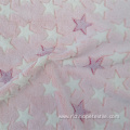 100% Polyester Glue Printed Flannel Fabric